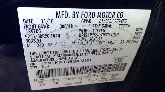 Used 2011-2012 Ford Explorer 3.5L 6F55 Automatic AWD Transmission – 152,422 Miles