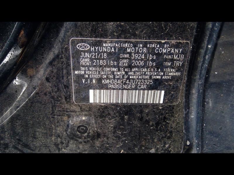 Used 2017-2019 Hyundai Elantra 6-Speed Automatic Transmission – 54,505 Miles