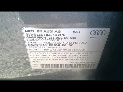 Used 2018-2020 Audi Q5 7-Speed Automatic Transmission (SUX) – 55,845 Miles
