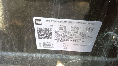 Used 2021-2022 Chevrolet Equinox 6T40 6-Speed Automatic Transmission – 24,361 Miles