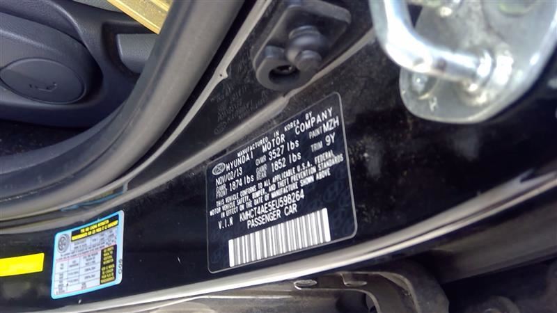 Used 6-Speed Automatic Transmission 80,148 Miles – 2012-2014 Hyundai Accent OEM AT 4500026034