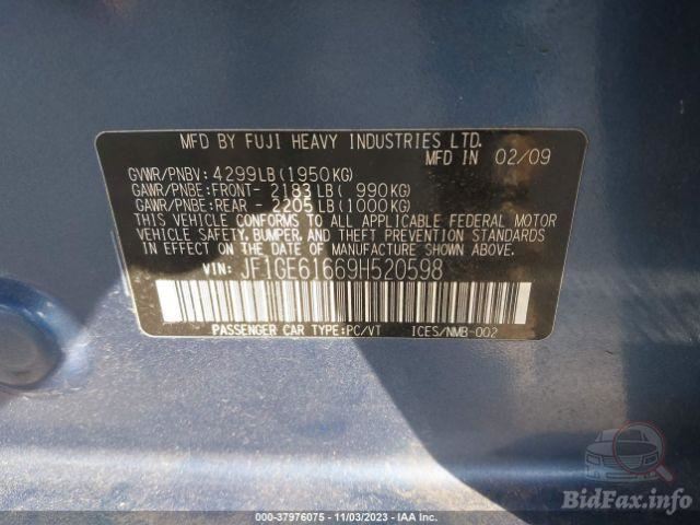 Used 4-Speed Automatic Transmission w/ Torque Converter 72,528 Miles – 2008-2010 Subaru Impreza Legacy 2.5L Non-Turbo TZ1B8LCEBA