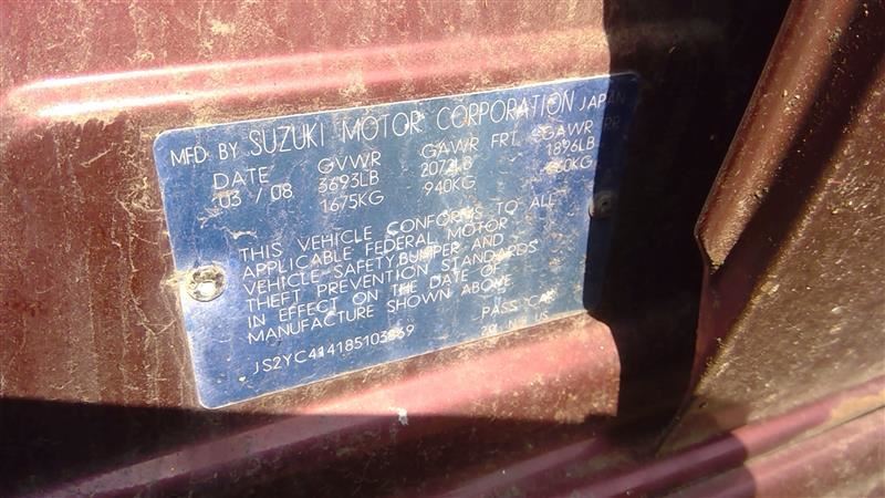Used 2007-2009 Suzuki SX4 Automatic Transmission –  FWD