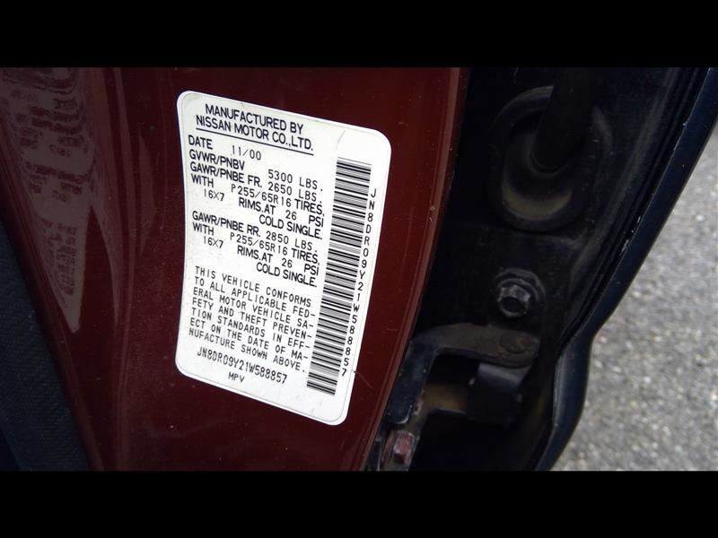 Used 2001-2002 Nissan Pathfinder 4-Speed Automatic Transmission – RE4R01A – 4x4