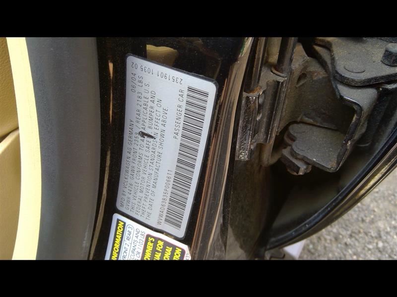 Used 2000-2005 Audi / Volkswagen 5-Speed Automatic Transmission – EZS Code – FWD – 1.8T