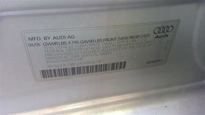 Used 2005-2006 Audi A4 Automatic Transmission – HHL – 6-Speed