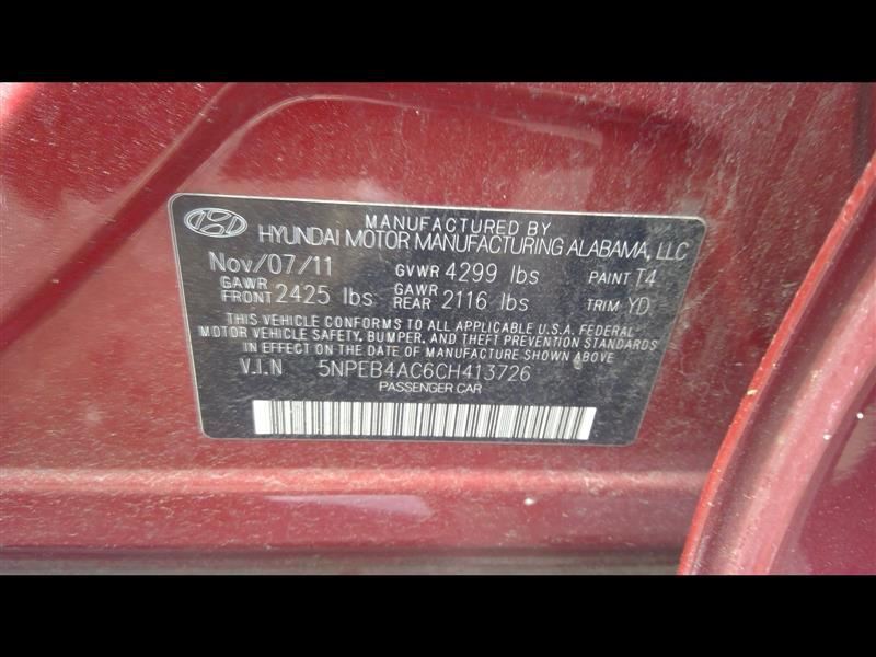 Used 2011–2013 Hyundai Sonata 6-Speed Shiftronic Automatic Transmission – 101,838 Miles