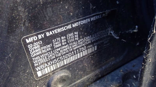 Used 2013 BMW GA8HP45Z 8-Speed Automatic Transmission – 85,215 Miles