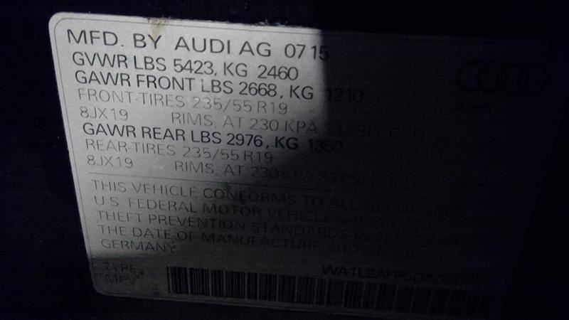 Used 2015-2017 Audi Q5 2.0L 8-Speed Automatic Transmission – 109,756 Miles