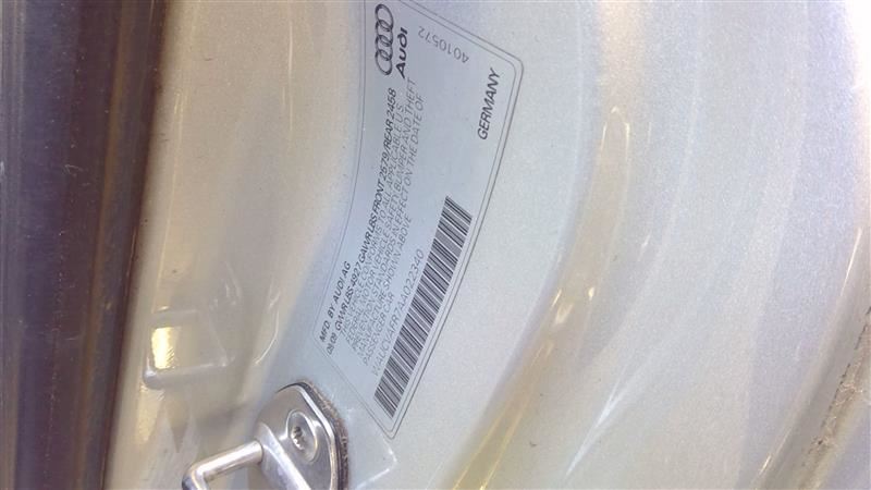 Used 2010-2012 Audi S5 4.2L 6-Speed Automatic Transmission – 148,920 Miles