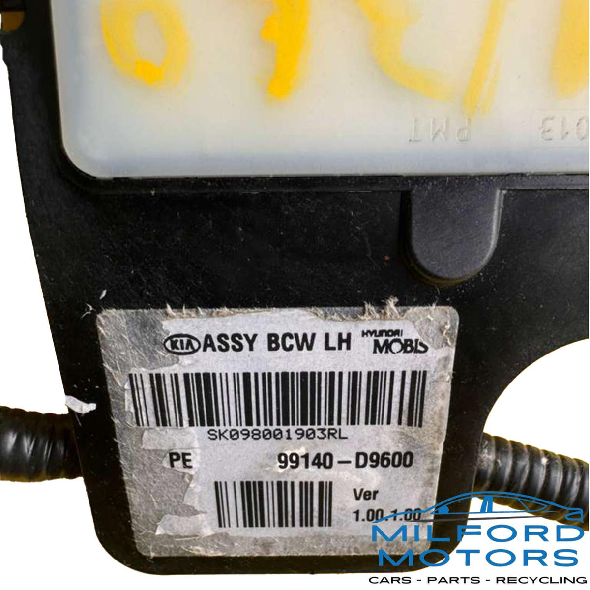 Used OEM Left Driver Rear Blind Spot Radar Unit – 2020–2022 Kia Sportage – 99140D9600