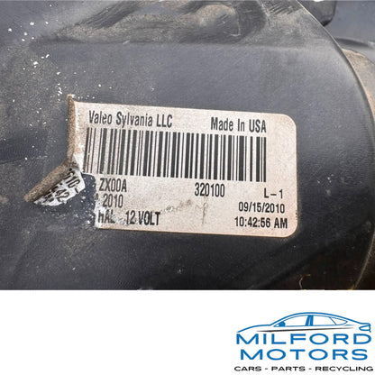 Used 2010–2012 Nissan Altima Sedan Right Headlamp Assembly — Halogen — 56,410 Miles