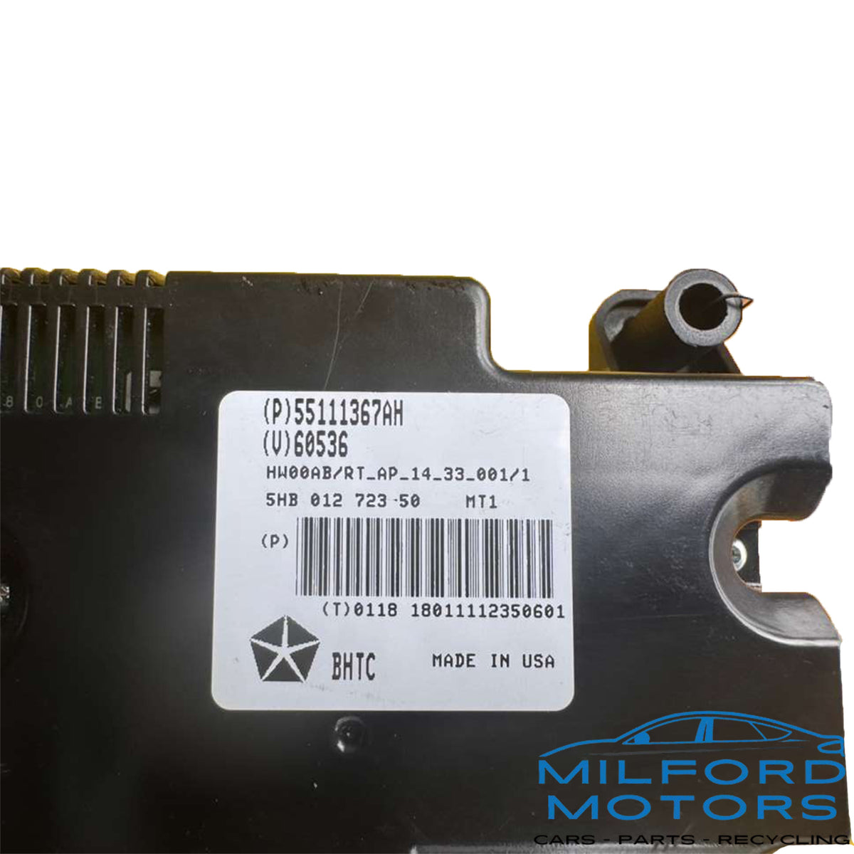 Used OEM Automatic Temperature Climate Control Switch – 2011–2020 Dodge Grand Caravan Chrysler Town & Country – 55111367AH