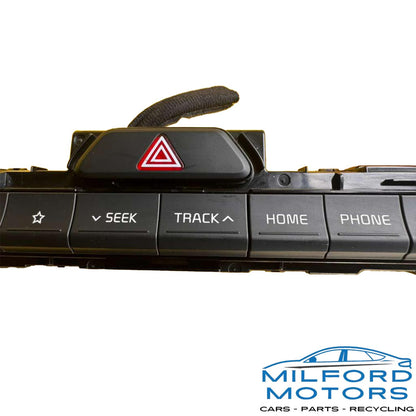 Used OEM Radio Audio Switch Control Panel – 2020–2022 Kia Sportage – 96540D9900WK