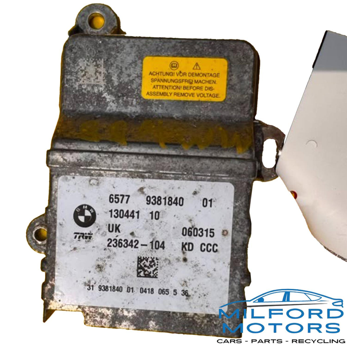 2014-2022 BMW i3 i8 X1 X2 MINI USED Air Bag Control Module OEM 65775A41CA3