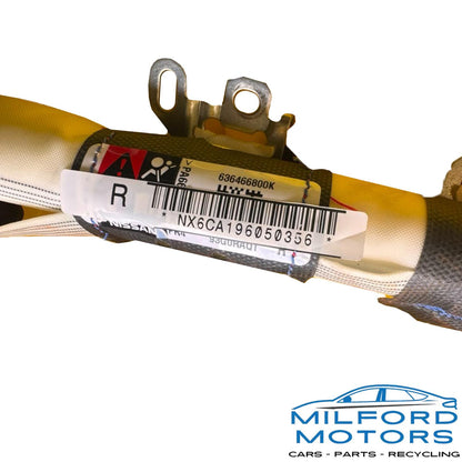 2019-2020 Nissan Altima USED Passenger Right Roof Curtain Air Bag OEM 985P06CA8A
