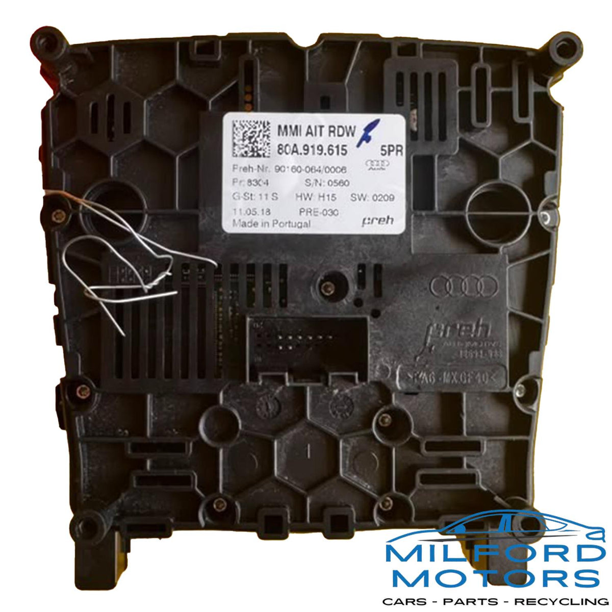 2018-2020 Audi Q5 SQ5 OEM Console Radio Audio Control Touchpad 80A919615