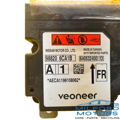 Used 2020 Nissan Altima OEM Chassis Air Bag Control Module SRS CVT 34,843 Miles