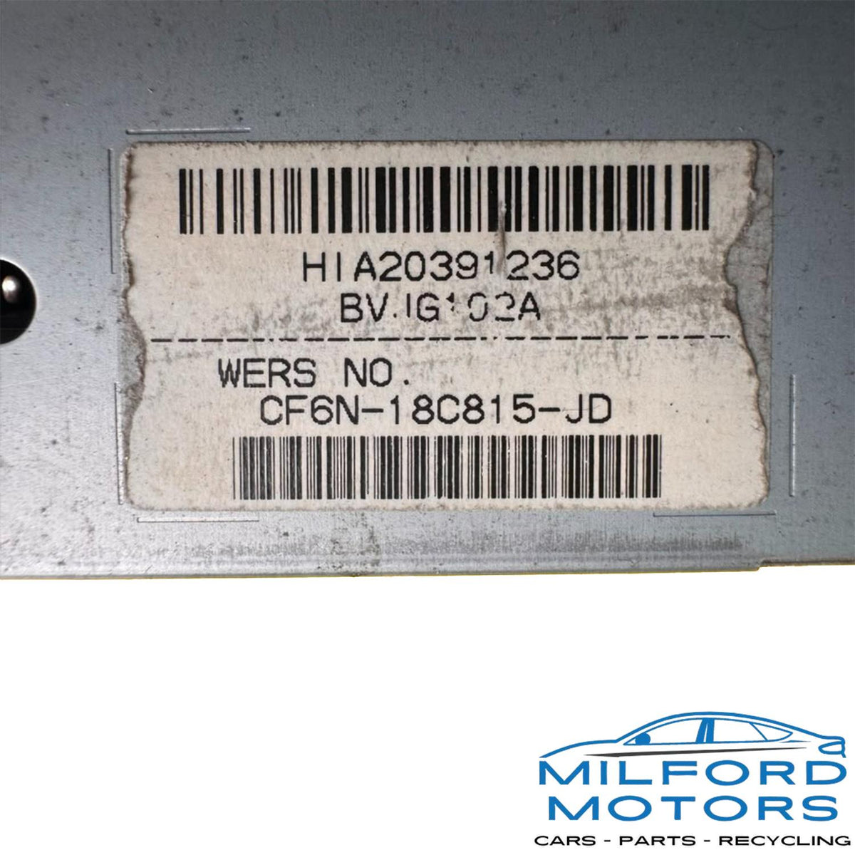 Radio Audio – XF 2012-2013 Receiver – 97,005 Miles