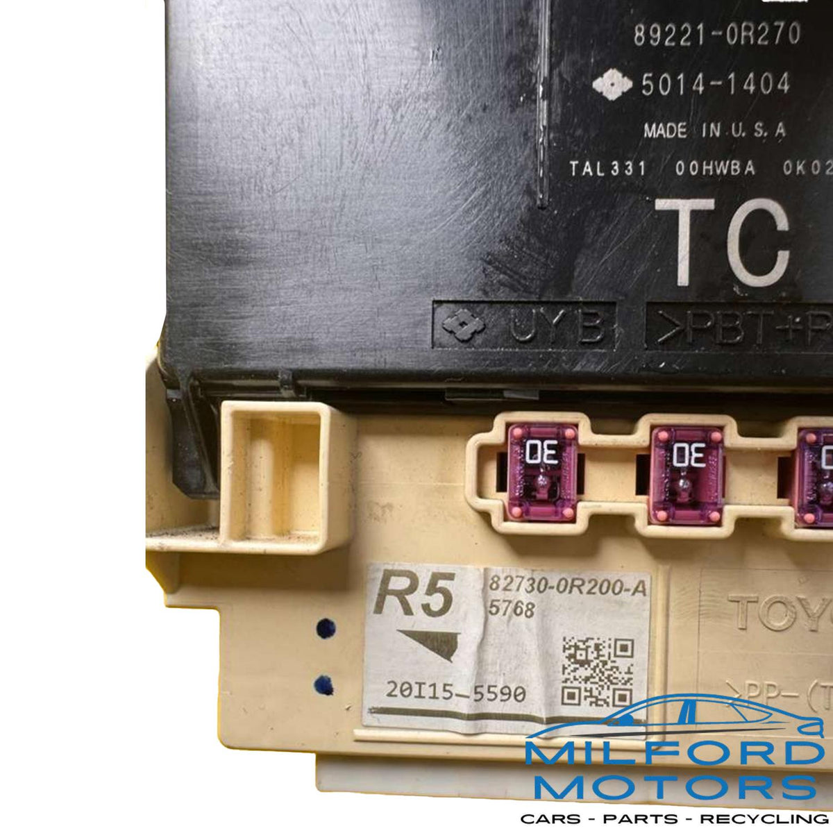 Used OEM Multiplex Network Body Control Module BCM – 2021–2022 Toyota RAV4 – 892200RB20
