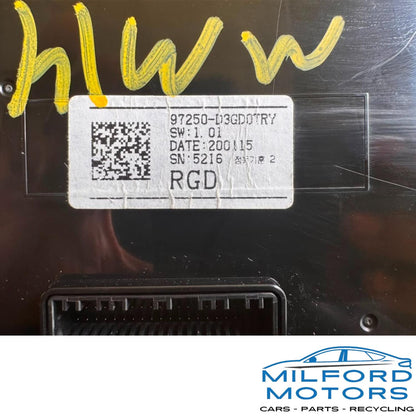 Used OEM Automatic Temperature Climate Control Switch – 2019–2021 Hyundai Tucson – 97250D3GD0 / 97250D3GD1