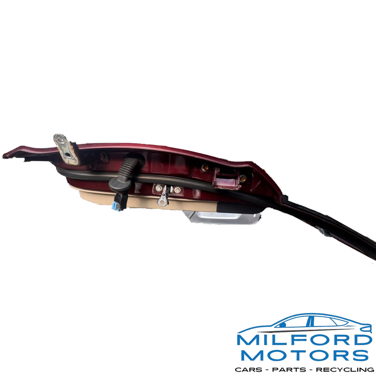 Used Right Rear Electric Door Panel Red R548P Fits 2013-2017 Honda Accord Sedan 90,102 Miles