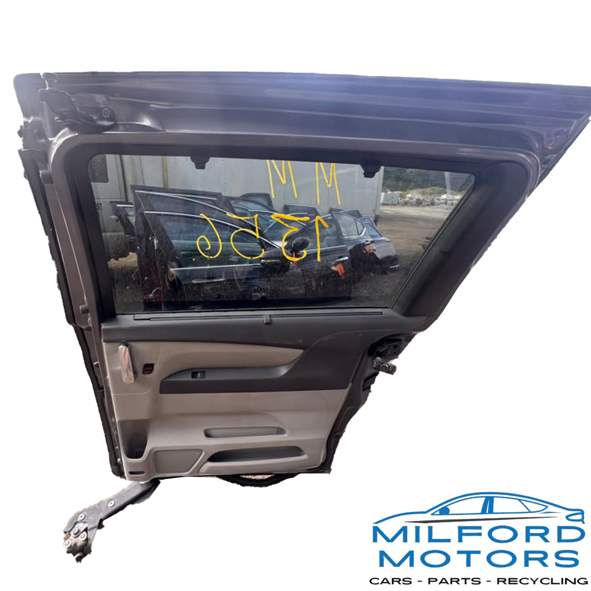 Used Right Rear Sliding Door Panel Assembly Gray Fits 2011-2017 Honda Odyssey 172,123 Miles