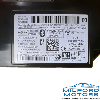 Used OEM Communication Telematics Uconnect Module – 2010-2019 Dodge Chrysler Jeep Ram – 5091960AD