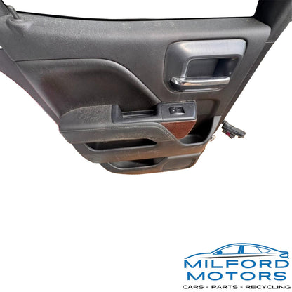 2014-2019 Silverado Sierra Double Cab Left Driver Rear Door Assembly Gray GXG OEM