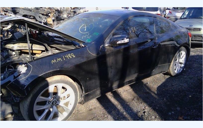 2013–2016 Hyundai Genesis Coupe Rear 18x8 10-Spoke Alloy Wheel 529102M230/M210 31K