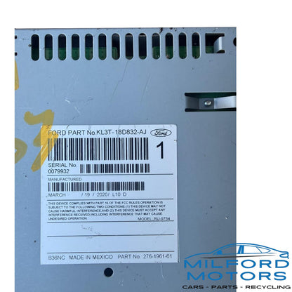 Used OEM 2019–2020 Ford F-150 Raptor AM/FM Radio Receiver HD Satellite KL3T-18D832 101,236 Miles