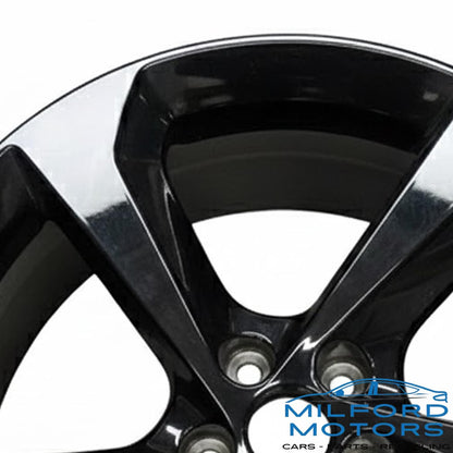 19X8-1/2 Alloy w/5 Spoke Black Rim Fits 2017 Jaguar F-PACE S 3.0L