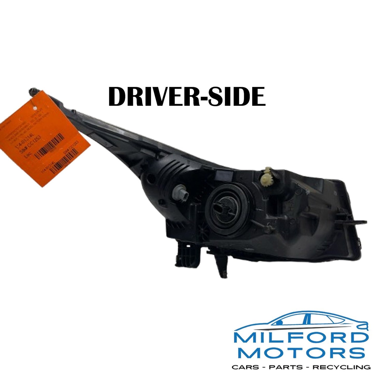 Driver Headlight with Chrome Bezel Fits 2011-2012 Chevrolet Cruze ECO Sedan 1.4L