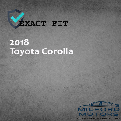 Passenger Side LED Headlight Assembly Fits 2018 Toyota Corolla