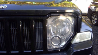 Driver Side Chrome Bezel Headlight Assembly Fits 2008-2012 Jeep Liberty 3.7L