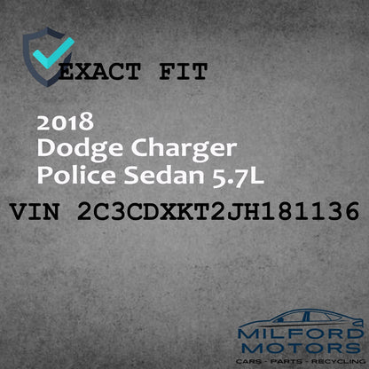 Passenger Side Headlight Assembly Halogen 2018-2021 Dodge Charger 5.7L