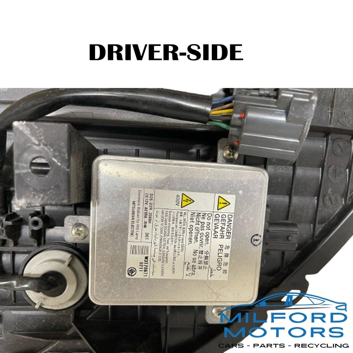 Driver Side HID/Xenon Headlight Assembly Fits 2010-2012 Mazda CX-9 3.7L