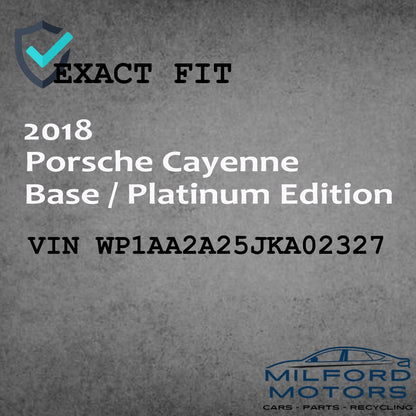 Passenger Side LED Headlight Fits 2015-2018 Porsche Cayenne 3.6L