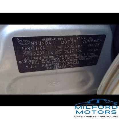 Passenger Side Headlamp Assembly Fits for 2002-2005 Hyundai Sonata 2.7L