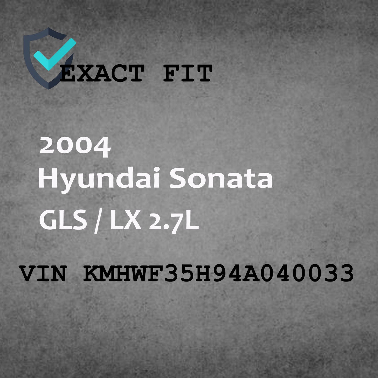 Passenger Side Headlamp Assembly Fits for 2002-2005 Hyundai Sonata 2.7L