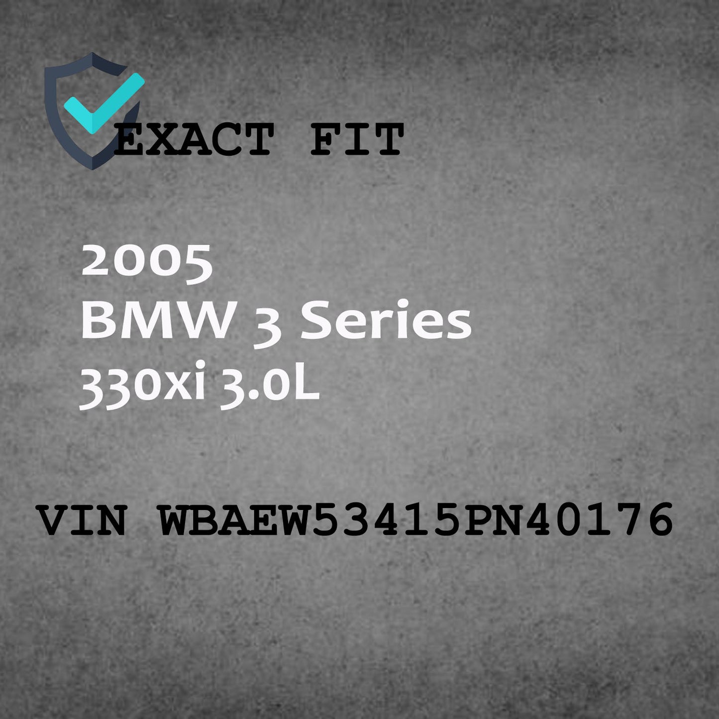 Passenger Side Headlamp Assembly Fits for 2002-2005 BMW 3 Series 3.0L