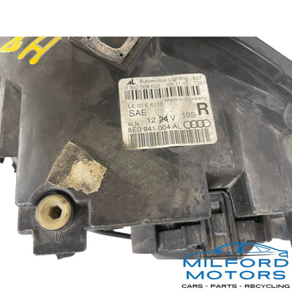 Passenger Side Headlamp Assembly Fits for 2005-2009 Audi A4 quattro 2.0L