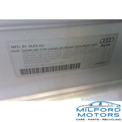 Passenger Side Headlamp Assembly Fits for 2005-2009 Audi A4 quattro 2.0L