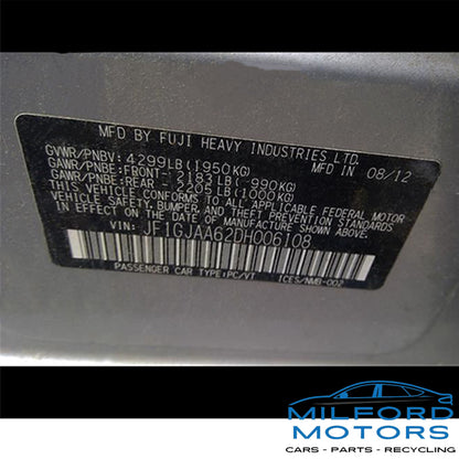 Passenger Side Headlamp Assembly Fits for 2012-2015 Subaru Impreza 2.0L