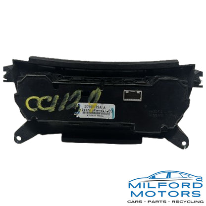 Single Zone Black Temperature Control  Fits 2013-2014 Sentra Sedan 1.8L FWD