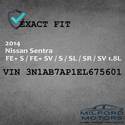 Single Zone Black Temperature Control  Fits 2013-2014 Sentra Sedan 1.8L FWD