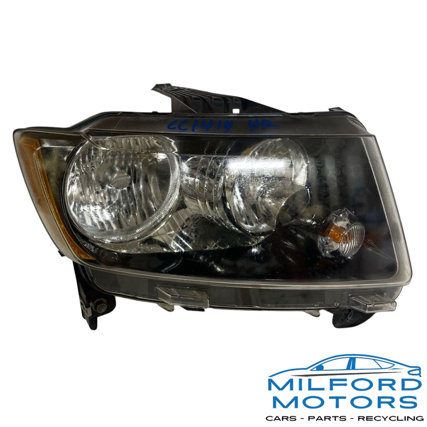 Passenger Side Halogen Headlamp Assembly Fits for 2011-2014 Jeep Compass 2.4L