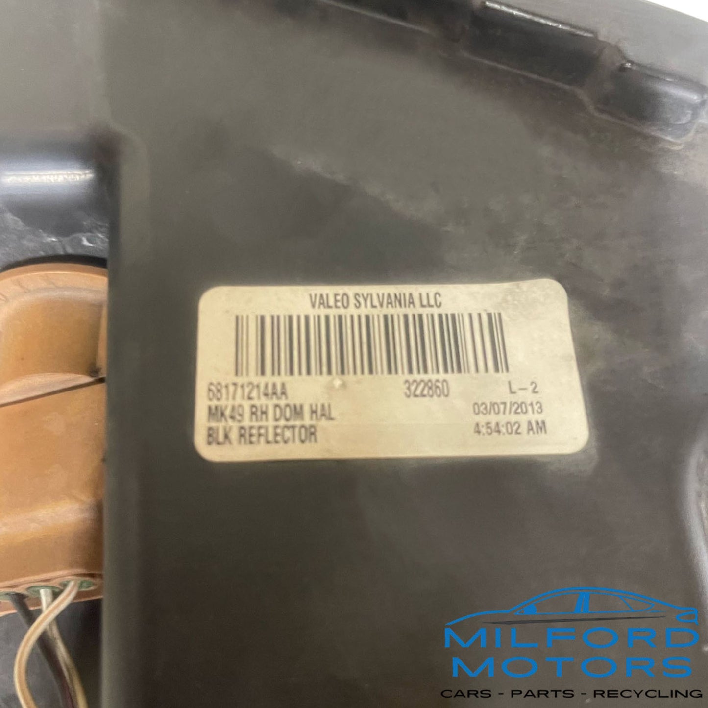 Passenger Side Halogen Headlamp Assembly Fits for 2011-2014 Jeep Compass 2.4L