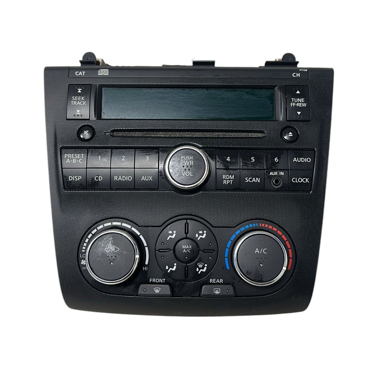 Black Manual Temperature Control Fits 2007-2008 Nissan Altima 2.5L