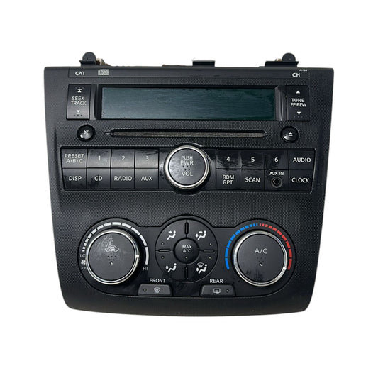 Black Manual Temperature Control Fits 2007-2008 Nissan Altima 2.5L